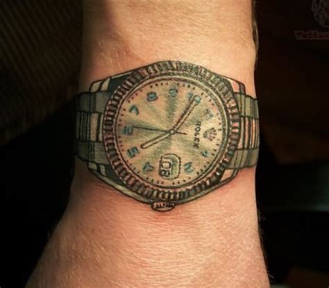 rolex wrist tattoos